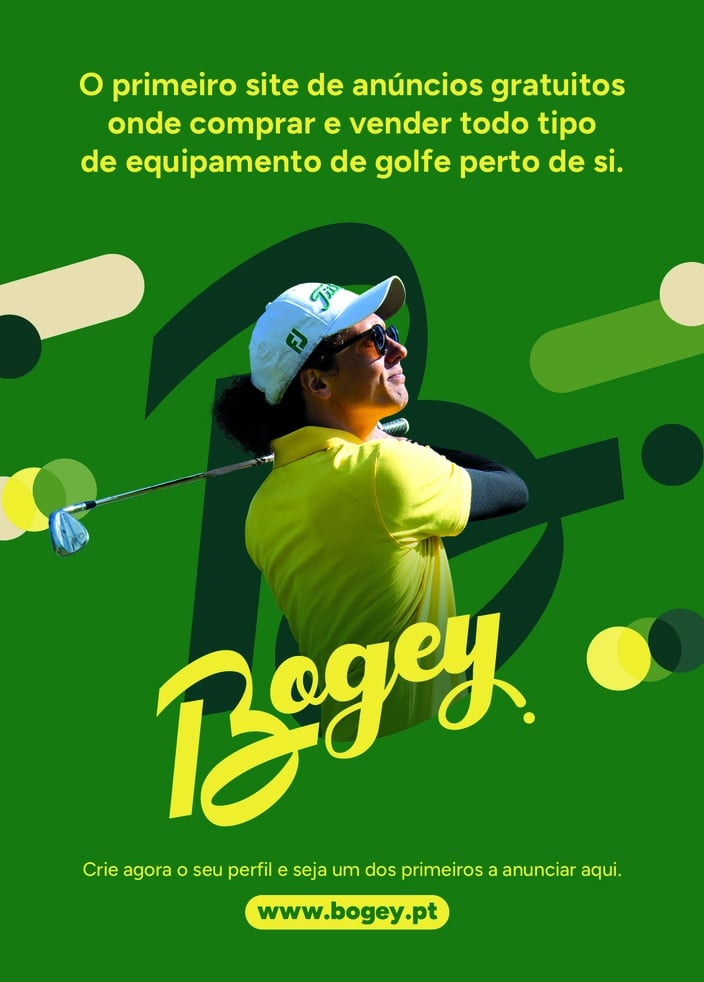 Bogey - O primeiro site de anúncios gratuitos onde pode comprar e vender todo o tipo de equipamento de golfe em Portugal